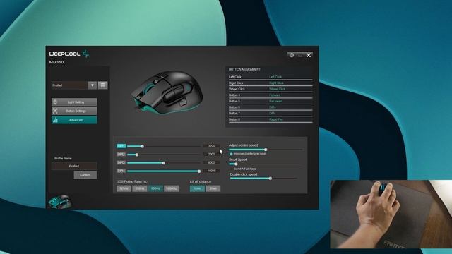 DeepCool MG350 FPS Mouse Hands-On Review смотреть онлайн