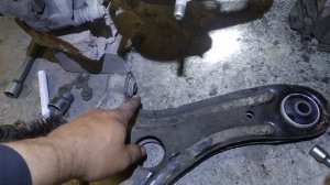 Как запресовал саленблок в рычаг