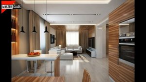 дизайн кухни гостинной 2023