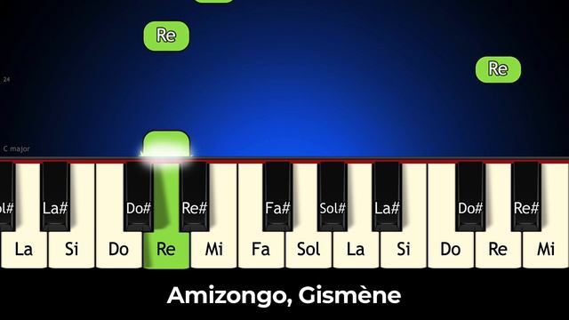 Amina tolé comptine africaine musique Piano (Avec Paroles) смотреть онлайн