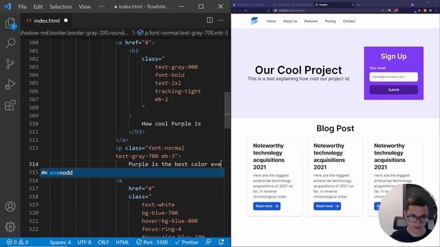 FlowBite - Tailwind CSS components library | Walkthrough смотреть онлайн