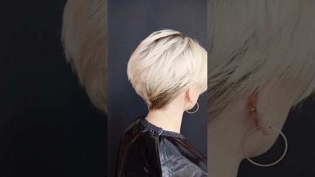 Короткая женская стрижка. Короткая, легкая в укладке стрижка. Боб. Вариант "Пикси". Красивые люди смотреть онлайн