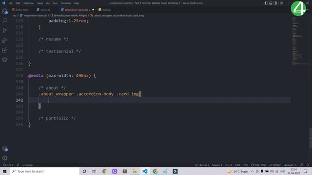 Responsive Portfolio Website Using Bootstrap 5 | Complete Responsive Personal Portfolio Website | # смотреть онлайн