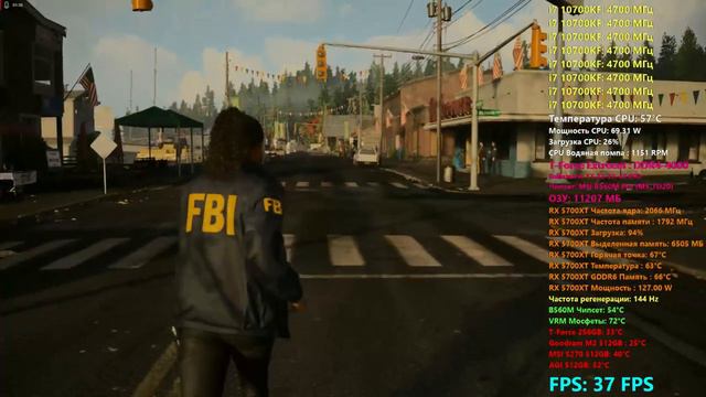 Alan Wake 2 AMD RX5700XT 8gb Low Settings FSR2 All