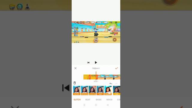 показал приложение где буду монтировать видео