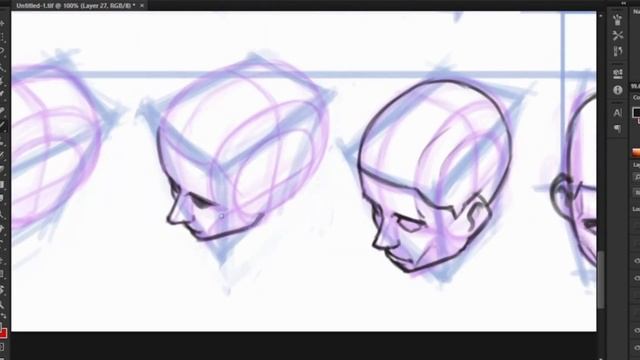 How I improve drawing heads from different angles смотреть онлайн