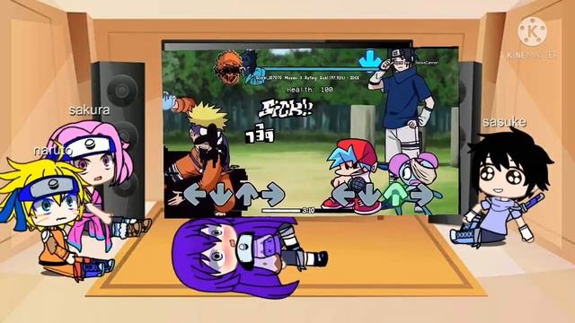 Naruto Friends React To Glich Naruto Mod Fnf