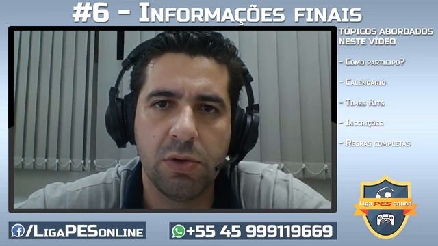 #6 - Informações finais da Liga PES online (LPO) смотреть онлайн