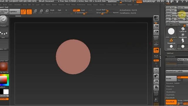 ZBrush как сделать монету часть 1 смотреть онлайн