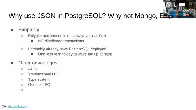 ShipMonk Tech Talk: Filip Procházka & "PostgreSQL - JSON" смотреть онлайн