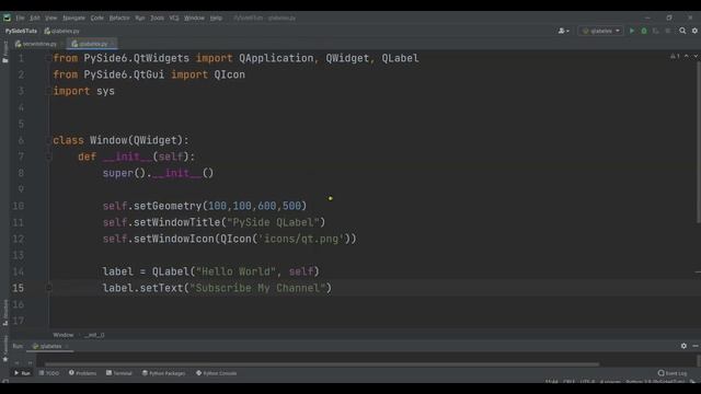 Python GUI Adding Image to PySide6 Window смотреть онлайн