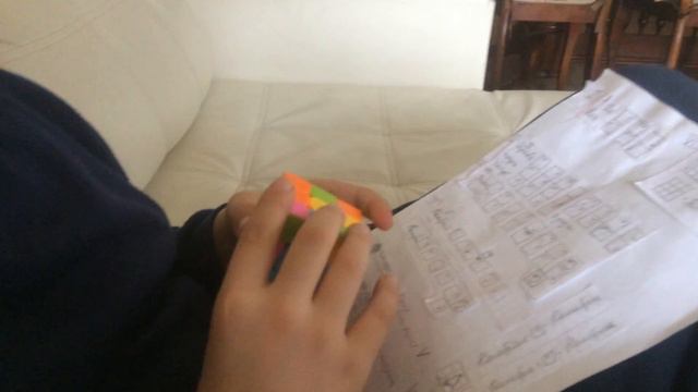 Кубик рубика ...схема, как собрать...)