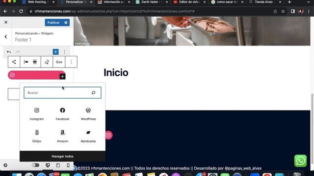 como cnfigurar las redes sociales en tu pagina web con wordpress смотреть онлайн