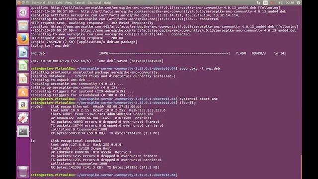 [Aerospike Database] Installation смотреть онлайн