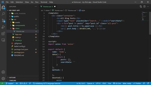 តោះរៀន Vue JS 2 សម្រាប់អ្នកចាប់ផ្តើមដំបូង #28 - Search Data смотреть онлайн