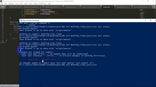 Git - 10: Lệnh git status смотреть онлайн