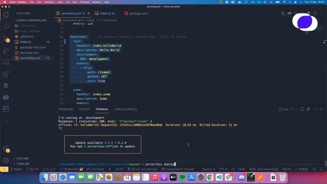 Comienza tu camino en Serverless con Node.js y AWS - Christopher Fuentes смотреть онлайн