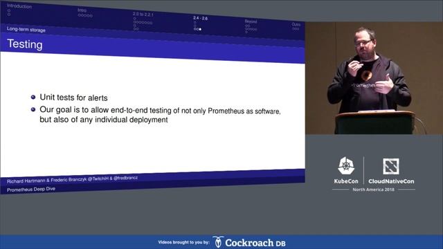 Deep Dive: Prometheus – Richard "RichiH" Hartmann, SpaceNet & Frederic Branczyk, CoreOS смотреть онлайн