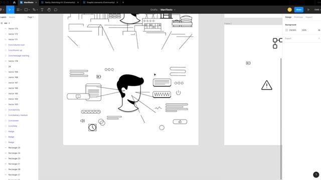 FOCUS Manifiesto Proceso. Visual Vector Figma смотреть онлайн