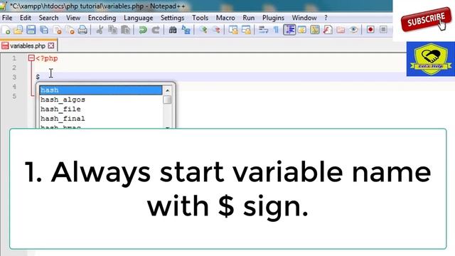 PHP-MySQLi Series Part 4 || variables in php смотреть онлайн