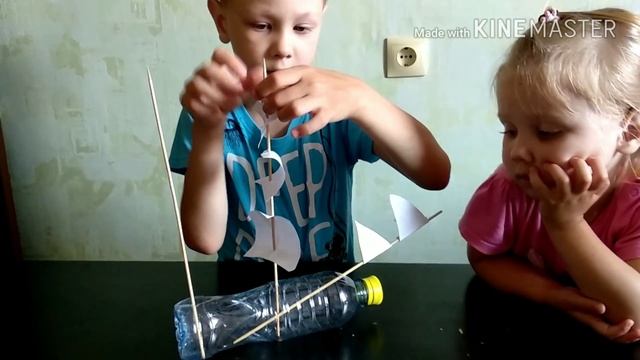 Поделка из пластмассовой бутылки 