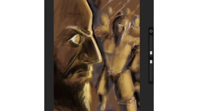 Samsung s7fe tab ; warrior Drawing on huion sketch app ?? смотреть онлайн
