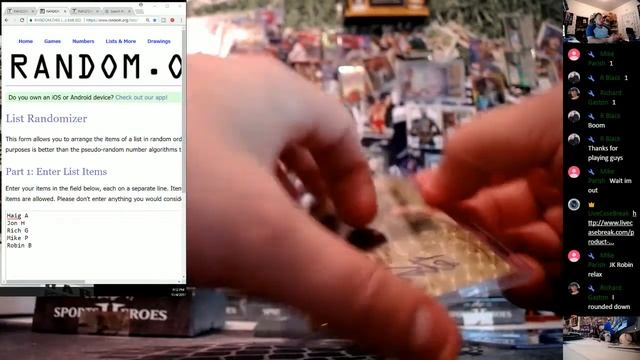 2017 Leaf Heroes Multi Sport 1 Box Hit Draft #01 Robin B Jon H Mike P Haig A Rich G 11 4 2017 смотреть онлайн