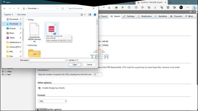 HOW TO IMPORT SQL DATABASE FILE TO YOUR PHPMYADMIN смотреть онлайн