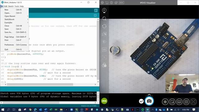 Blink-to-Buzz -- One loop using while(true) command смотреть онлайн