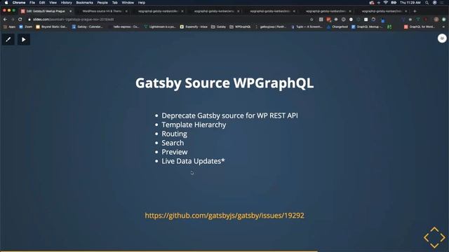 WPGraphQL & Gatsby - GatsbyJS Prague Meetup смотреть онлайн