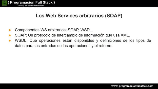Generalidades de los Web Services SOAP смотреть онлайн