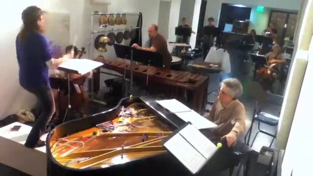 Left Coast Chamber Ensemble rehearses the new opera: death with interruptions смотреть онлайн