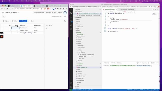How to use dbt Snapshots to track data history смотреть онлайн