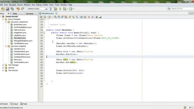 Bài 23 Java Swing Menu 1 смотреть онлайн