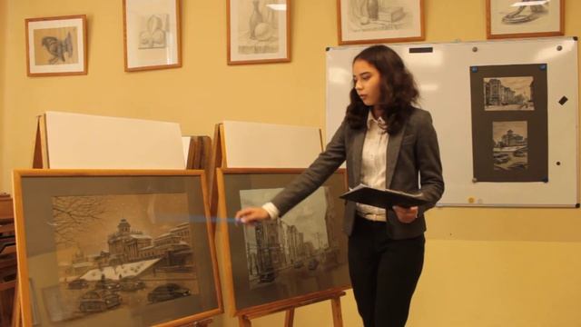 Защита дипломной работы Анастасии Дурновой ДАХШ "Архимед", г. Мытищи смотреть онлайн