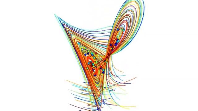 Lorenz attractor #1 random start points смотреть онлайн