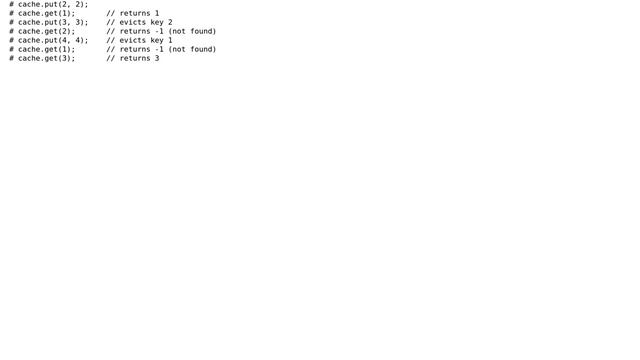 Least recent use cache in python смотреть онлайн