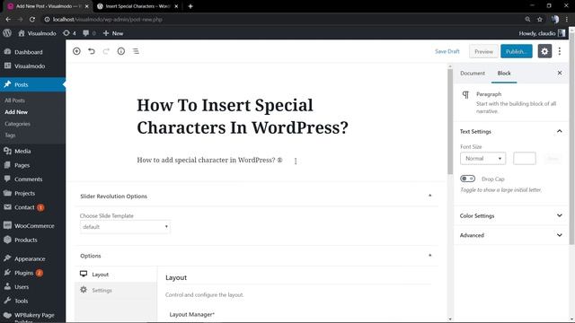 How to Add Special Character and Symbols In WordPress? смотреть онлайн