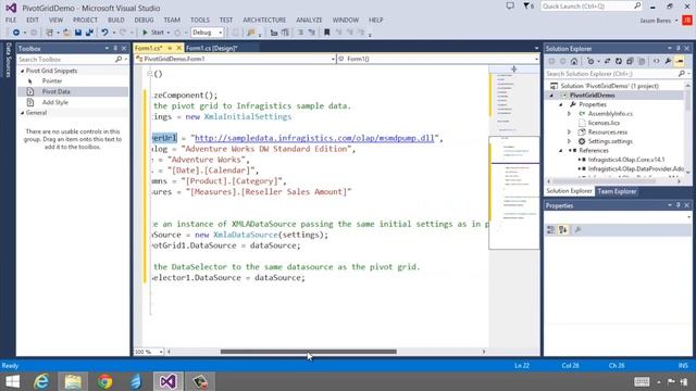 How to Create a Pivot Grid in Windows Forms смотреть онлайн