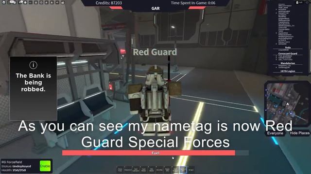 Red Guard Special Forces l Roblox STAR WARS Coruscant смотреть онлайн