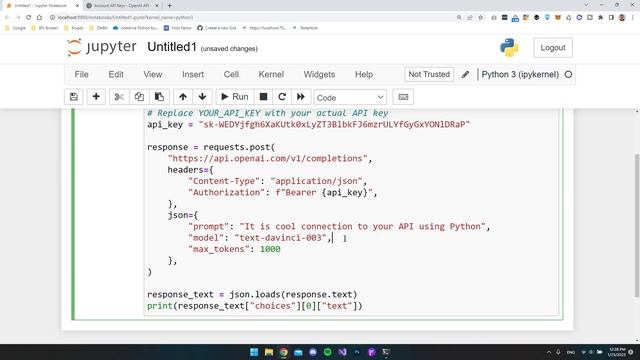 How to connect to ChatGPT with Python смотреть онлайн