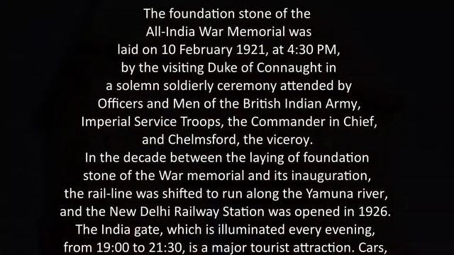 The India Gate | History about The India Gate | History in English смотреть онлайн