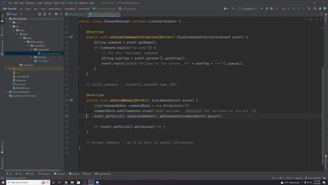 JDA 5: Discord Bot Tutorial - Slash Commands (#6) смотреть онлайн