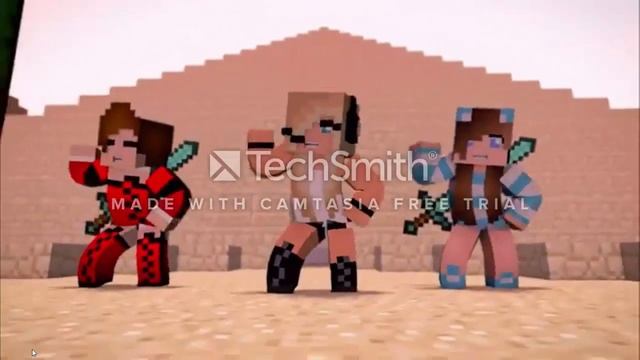 Minecraft Parody|Phsycho Girl 2|The Boys Cant Beat Me!|Minecraft Jams смотреть онлайн