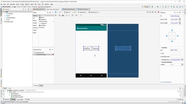 ICS 45J Android Studio Lesson 3: Sending a Bundle to another Activity смотреть онлайн