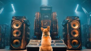 ГЕНЕРАТОР МУЗЫКИ из БУДУЩЕГО ПЕРЕДЕЛАЛ ВСЕ НАШИ ПЕСНИ!! (Корги Коржик) Говорящая собака