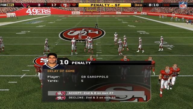 Rebuilding the San Francisco 49ers - Madden NFL - S1/Wk9 at Cardinals - FF/FI MOD - Ep 11 смотреть онлайн