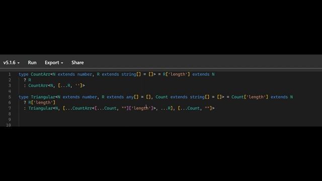 Typescript tutorial, Triangular number utility type смотреть онлайн