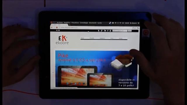 Tablet Pc Ekoore Dylan 9.7 IPS con ubuntu 12.04 e windows 8 смотреть онлайн