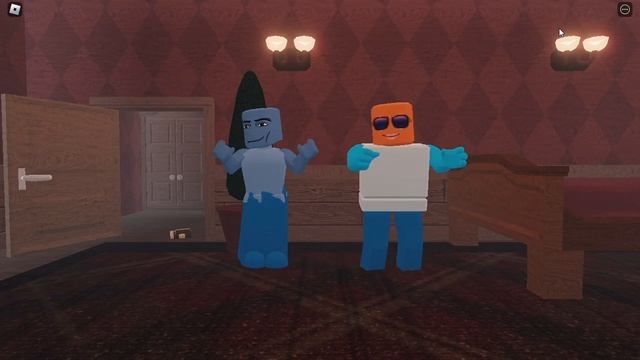 Roblox banana shake dance (But in doors?!) смотреть онлайн